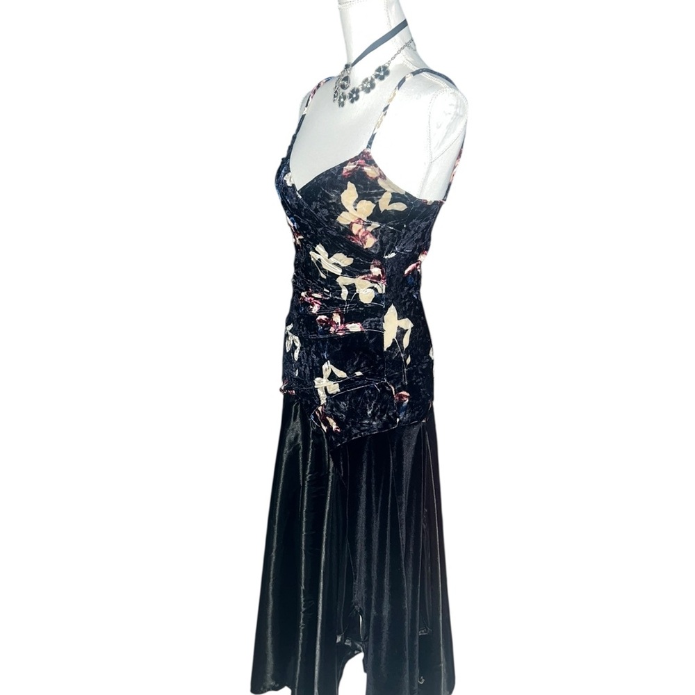 Beautiful Ruched High Low Slip Dress - Picture 2 of 4